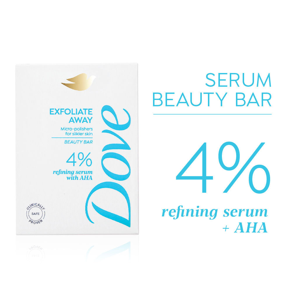 Exfoliate Away Serum Beauty Bar with 4% Refining Serum + AHA