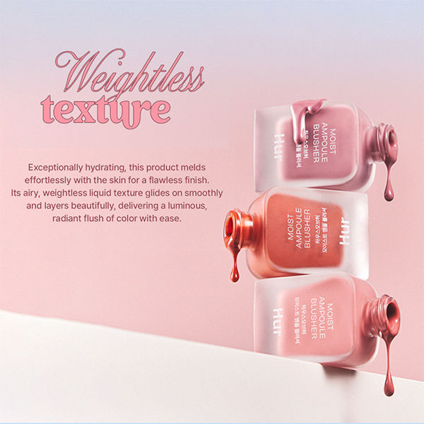 Moist Ampoule Blusher Hydrating Liquid Blush with Natural Finish