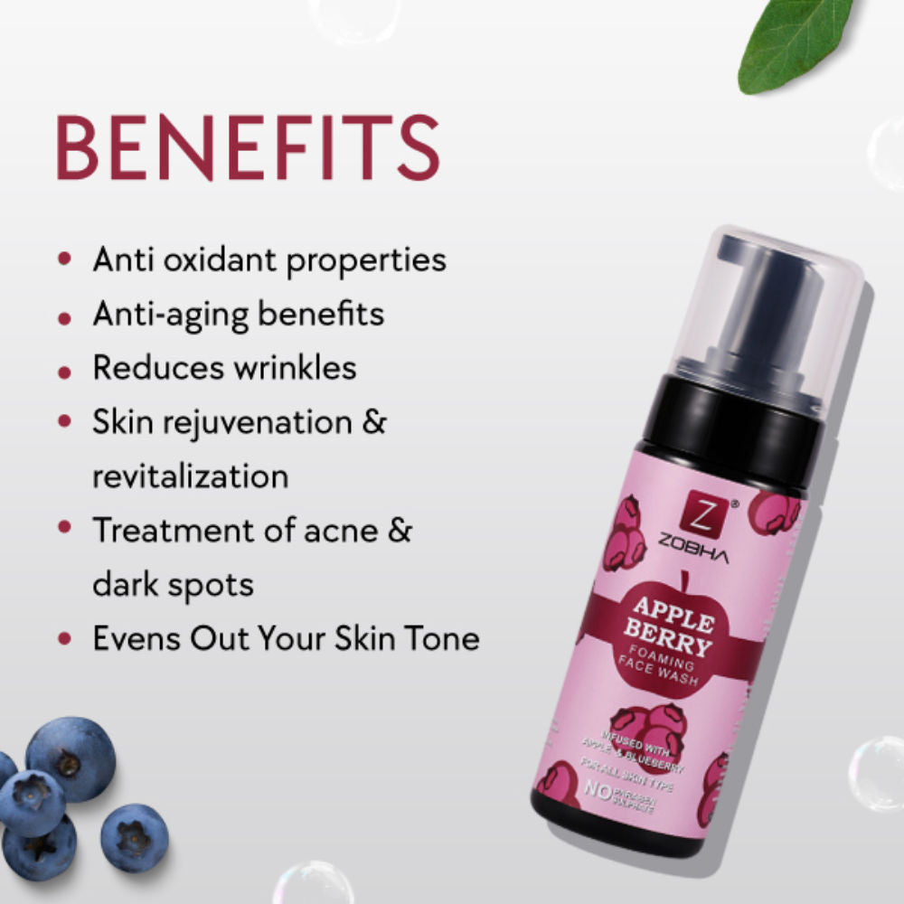 Apple Berry Foaming Facewash