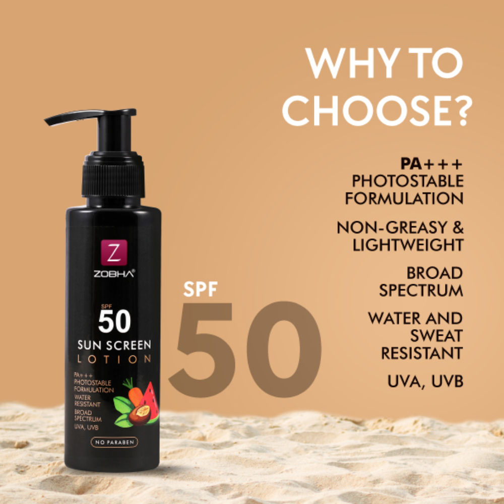 Sunscreen Lotion Sun Protect Formula SPF 50 Pa+++