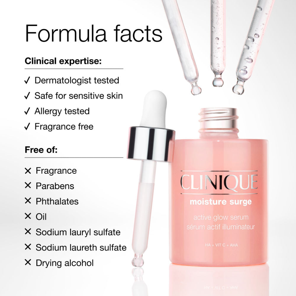Moisture Surge Active Glow Serum with Vitamin C, Lactic Acid & Hyaluronic Acid