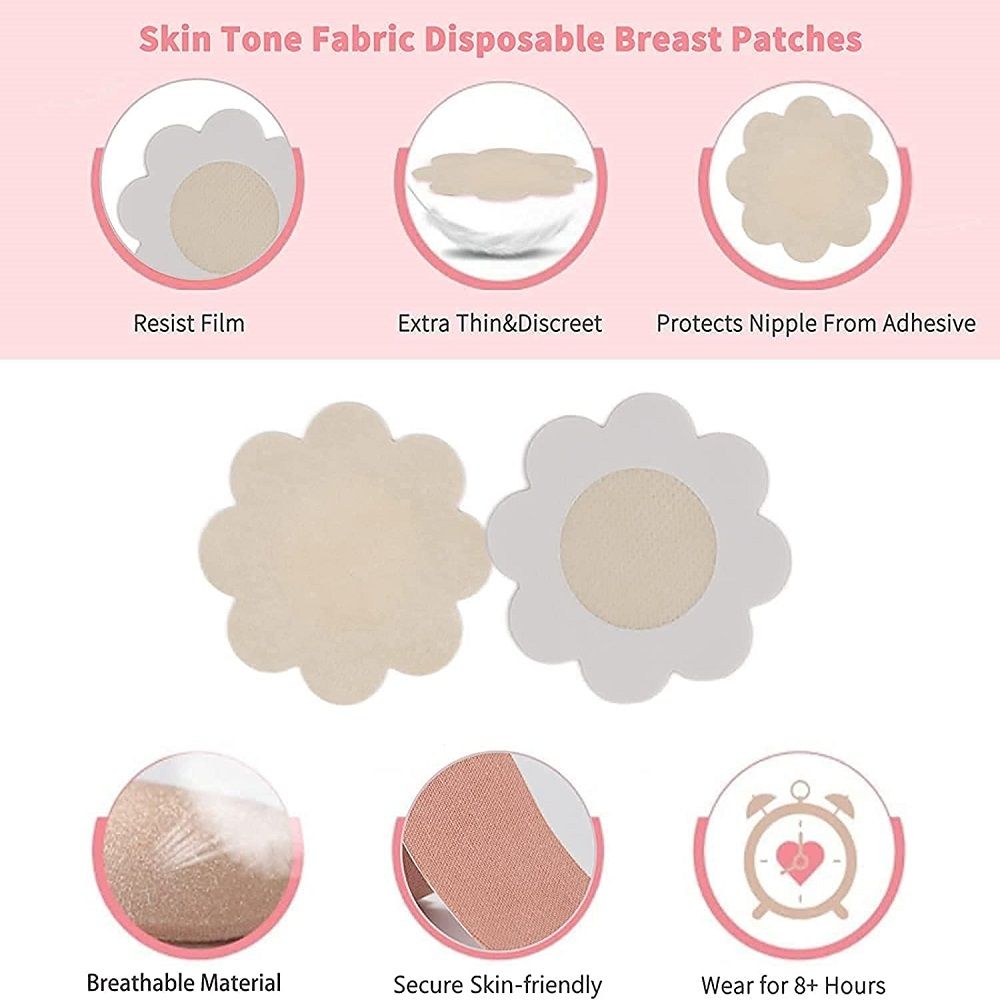 Breast Lifting & Shapping Roll Tape With 10 Nipple Covers
