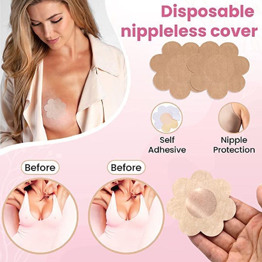 Breast Lifting & Shapping Roll Tape With 10 Nipple Covers