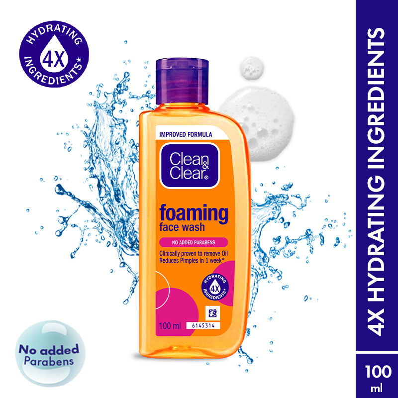 Foaming Face Wash - Hydrating Cleanser for Oily Skin & Reduces Acne In 7 Days - 100ml