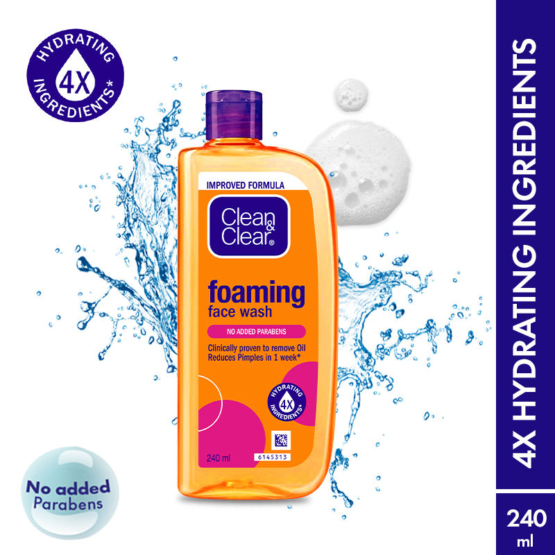 Foaming Face Wash - Hydrating Cleanser for Oily Skin & Reduces Acne In 7 Days