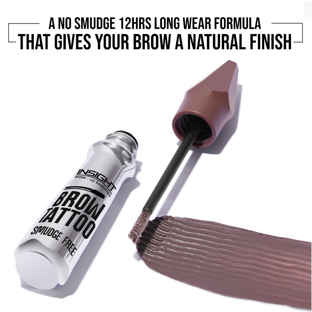 Brow Tattoo, Smudge Proof, Long Lasting Upto 12hr, Castor Oil Infused