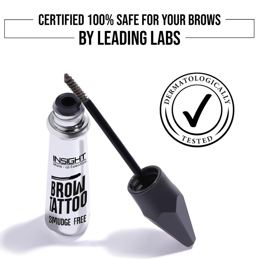 Brow Tattoo, Smudge Proof, Long Lasting Upto 12hr, Castor Oil Infused