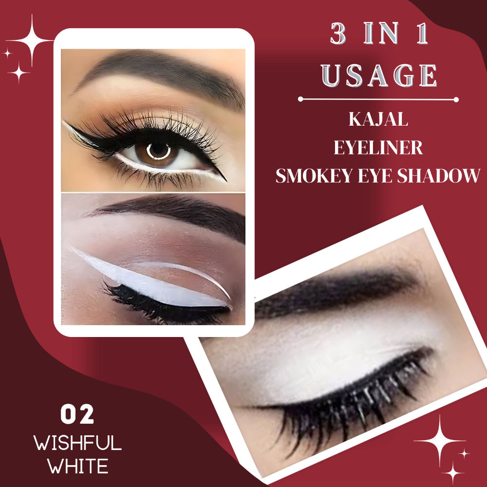 Kind Eyes Kajal 3 In 1 Kohl Kajal Eye Liner Smokey Eye Shadow