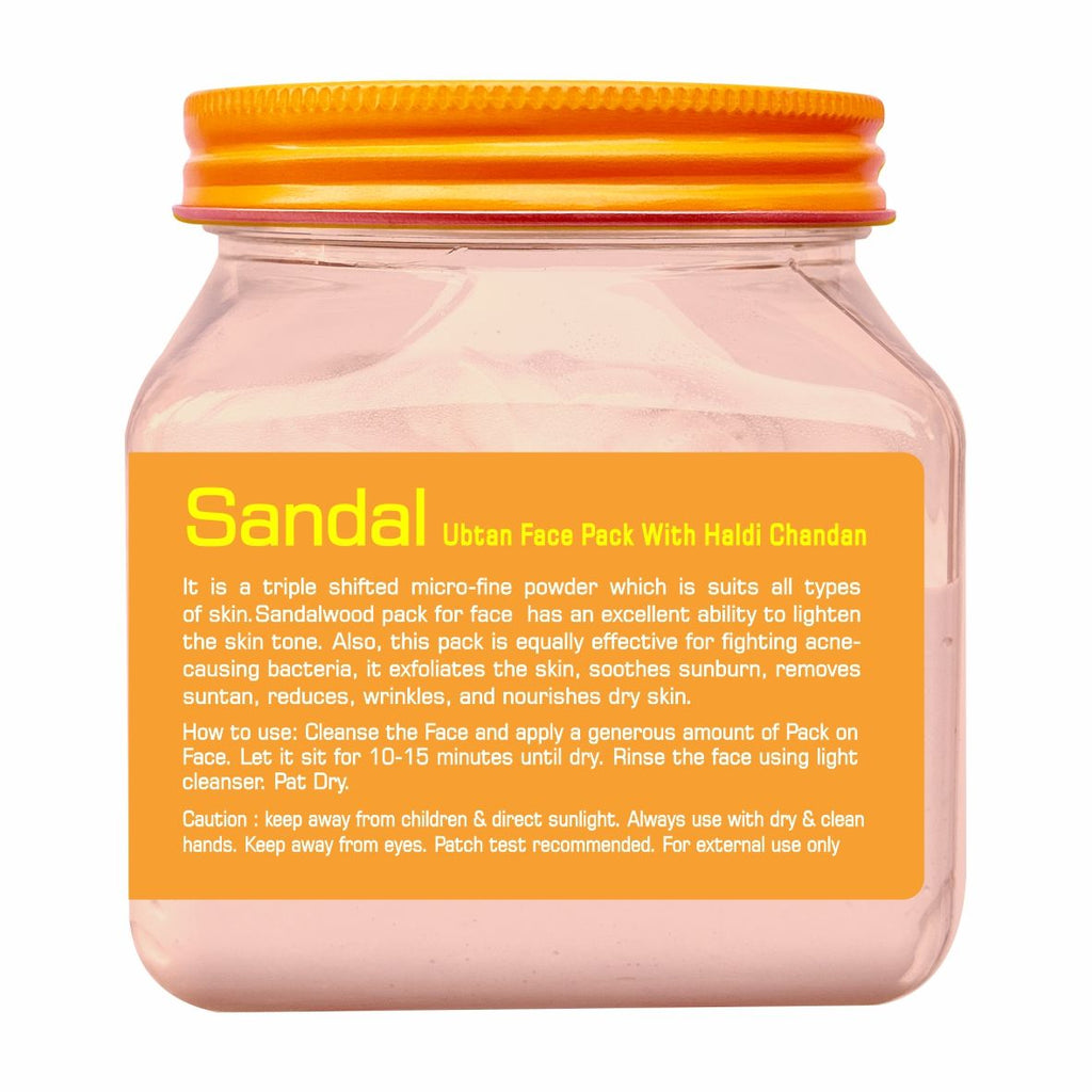Sandal Ubtan Face Pack with Haldi & Chandan - Skin Brightening & Glow-Enhancing Gel