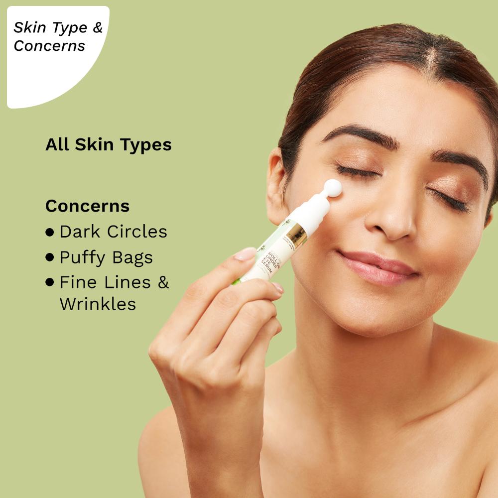 Squalane Roll-On Under Eye Eream Serum with Phyto-Retinol & Caffeine