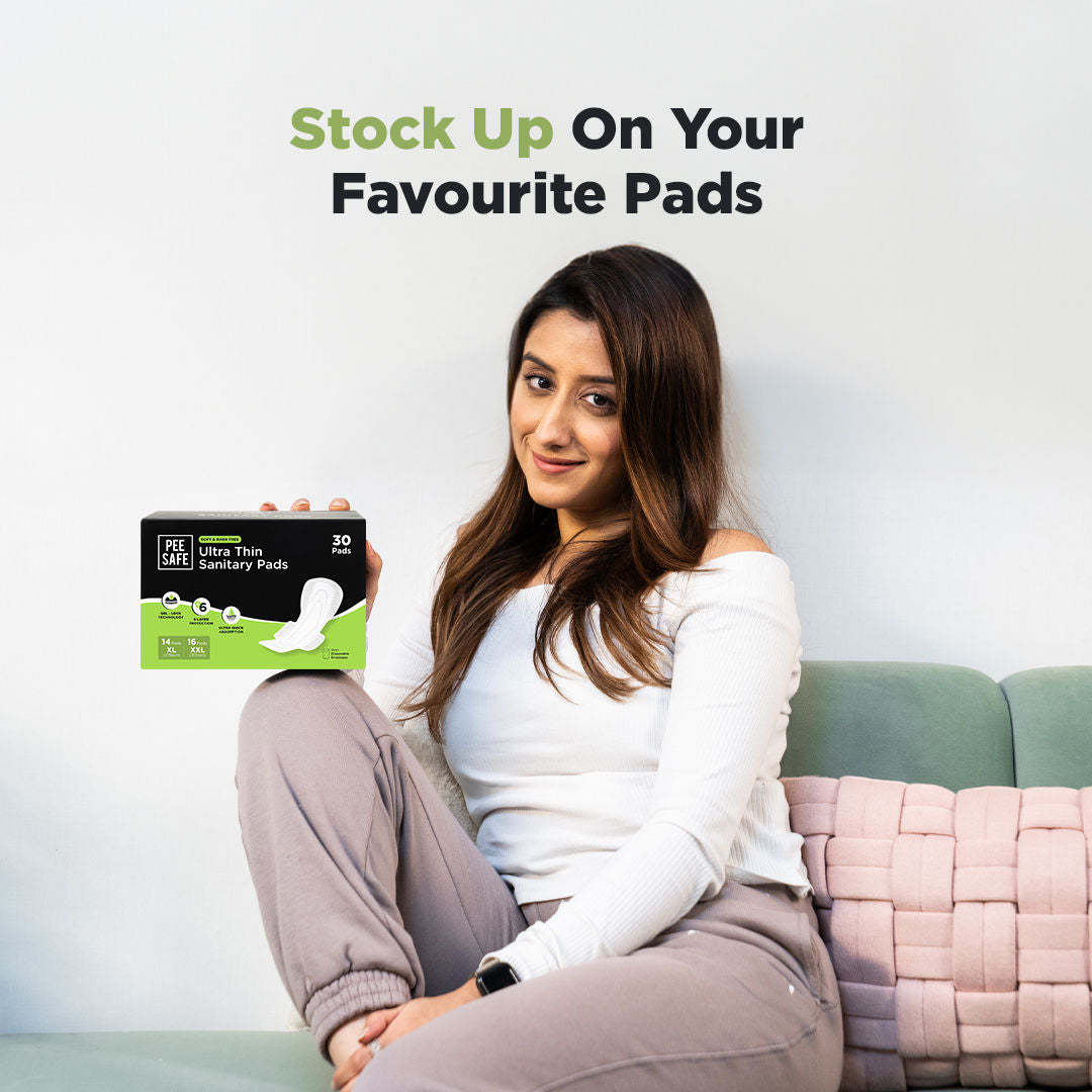 Comfort Ultra Thin Rash Free Sanitary Pad- 14 XL + 16 XXL