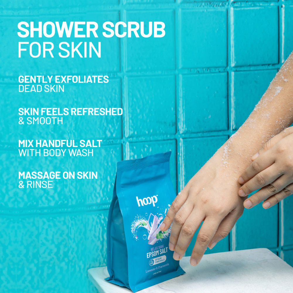 Epsom Pure Salt For Foot Soak - Lavender & Chamomile
