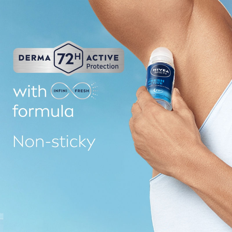 MEN Fresh Active 72h Deodorant Roll On For Men