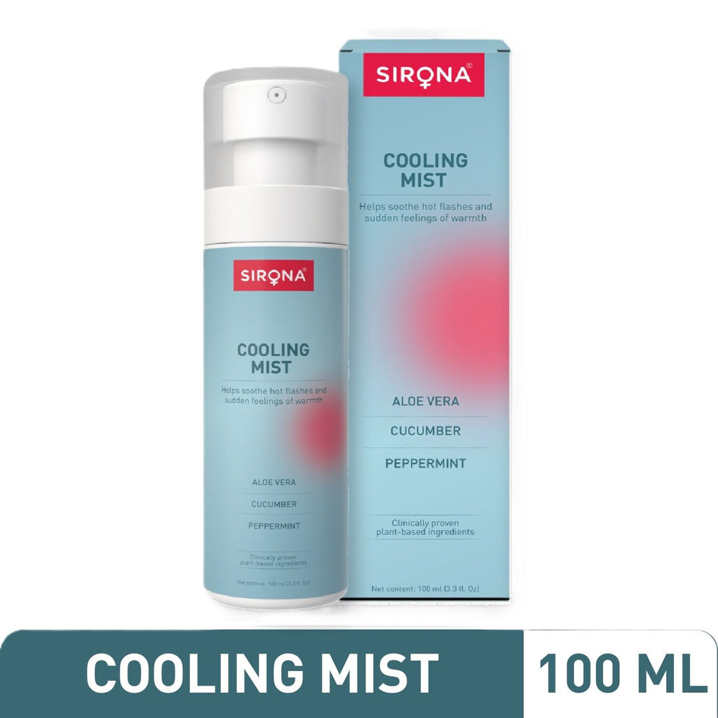 Natural Menopause Cooling Mist Spray For Instant Relief From Hot Flashes & Night Sweats