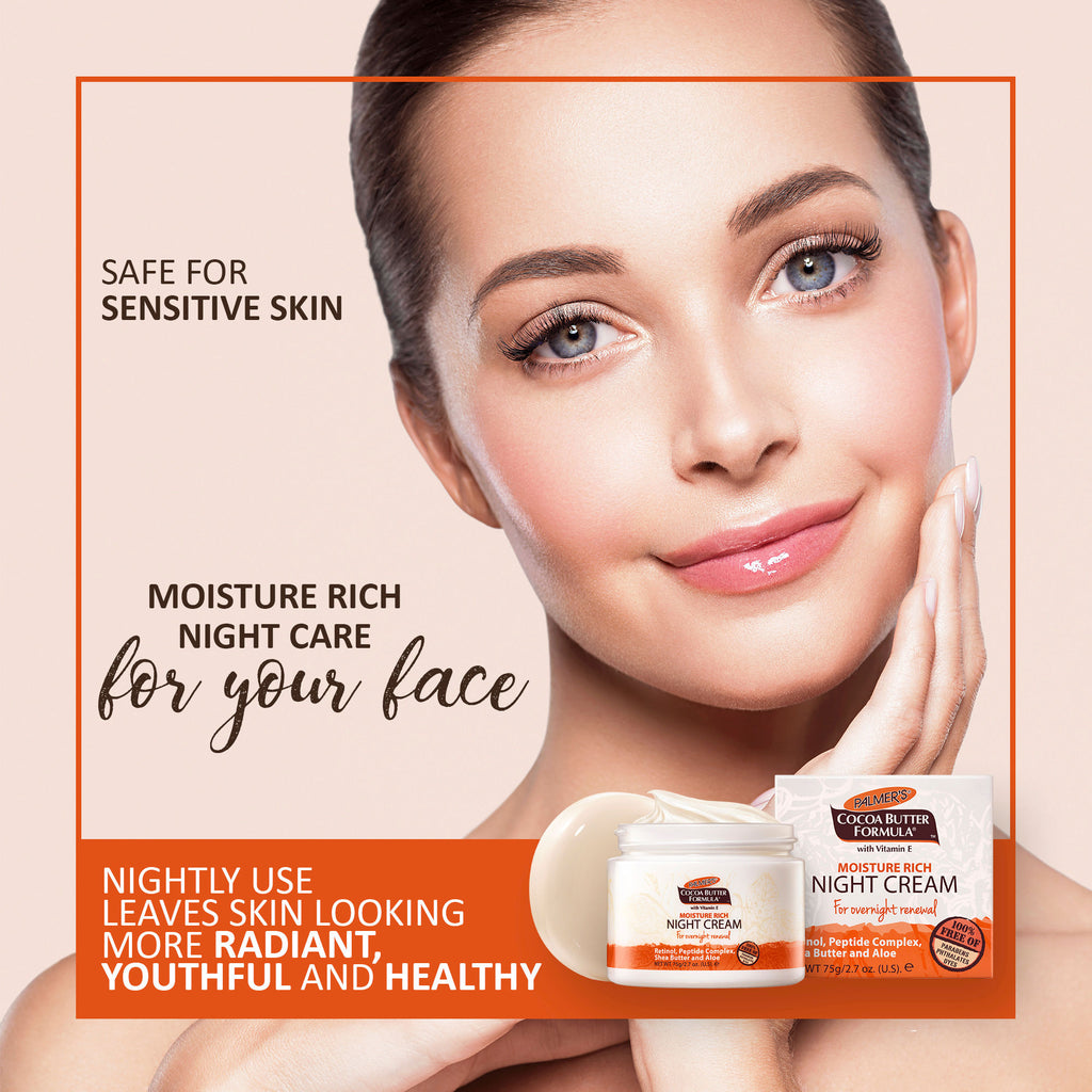 Cocoa Butter Formula Moisture Rich Facial Night Cream