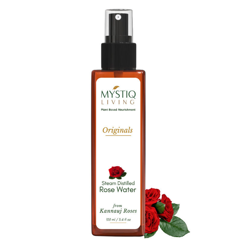 Rose Water Pure & Natural Spray Face Toner, Gulab Jal For Skin & Hair
