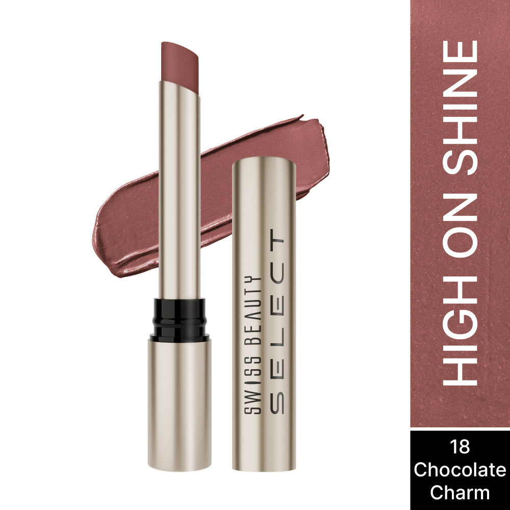 Select High On Shine Lipstick - Chocolate Charm