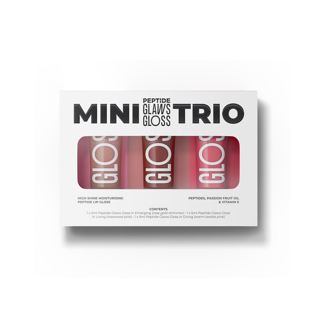 Trio Mini Peptide Glaws Gloss