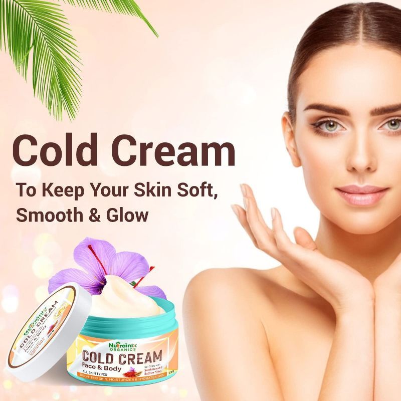 Organics Cold Cream With Sandalwood & Saffron Vibes