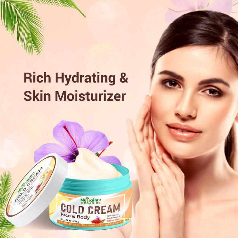 Organics Cold Cream With Sandalwood & Saffron Vibes