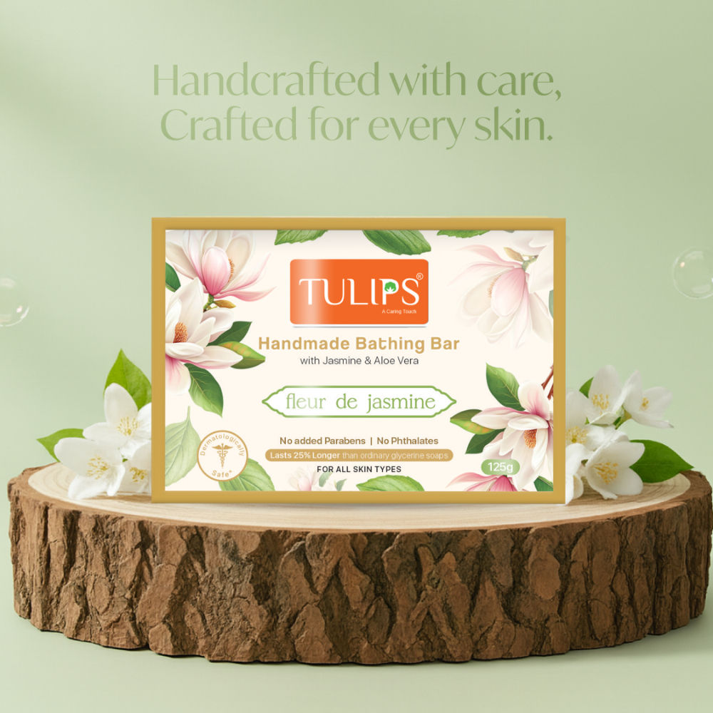 Handmade Bathing Bar Soap Fleur De Jasmine