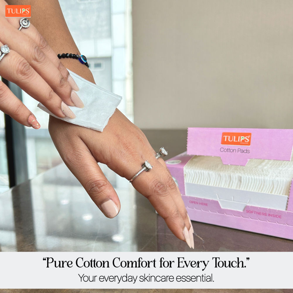 Rectangle Cotton Pads for Applying Removing Makeup - 150 Piece