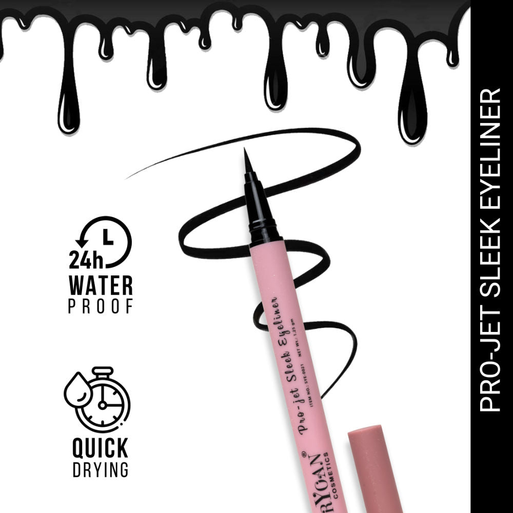 Pro-Jet Sleek 24 Hours Stay Eyeliner - Black