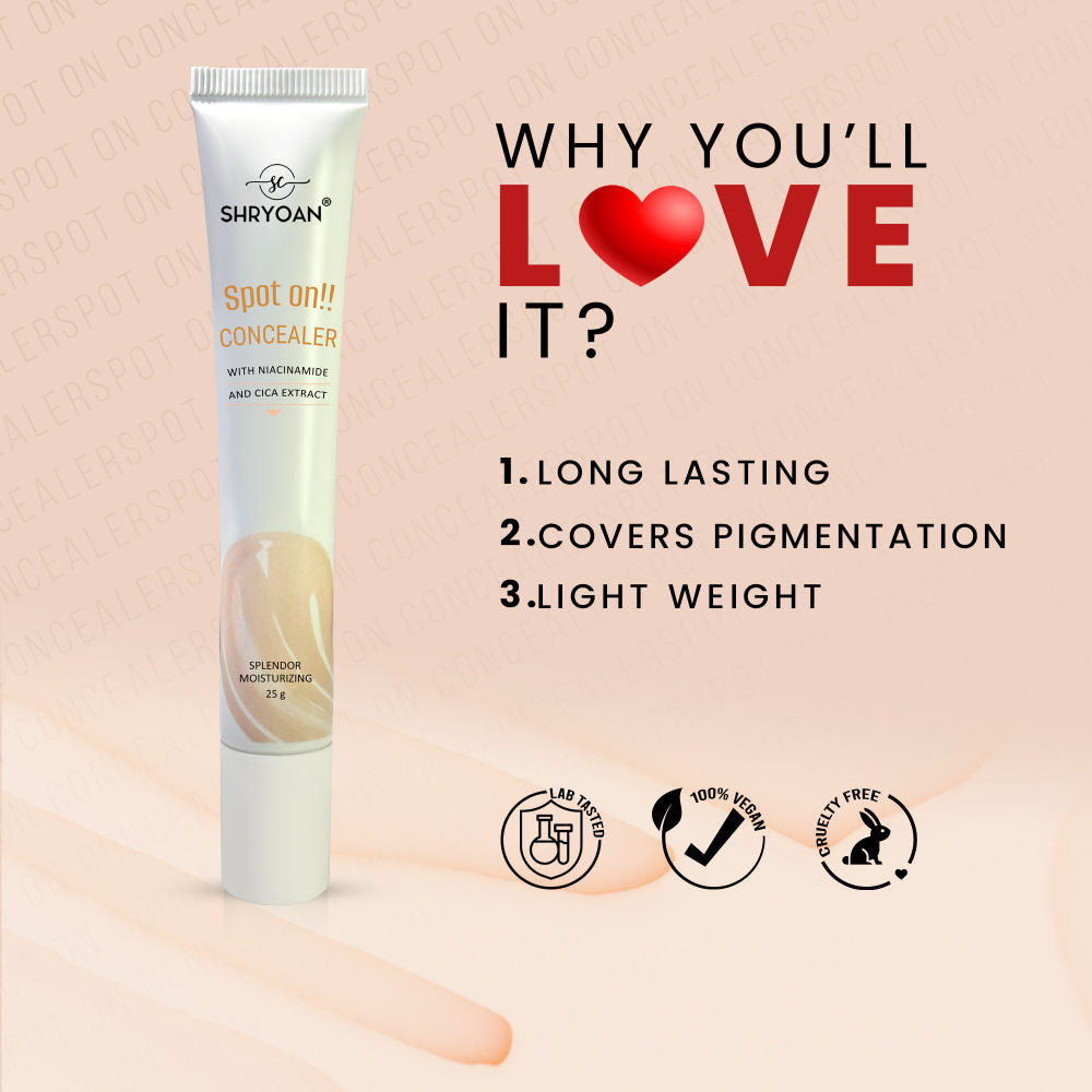 Full Coverage and Lightweight Formula Spot on Concealer