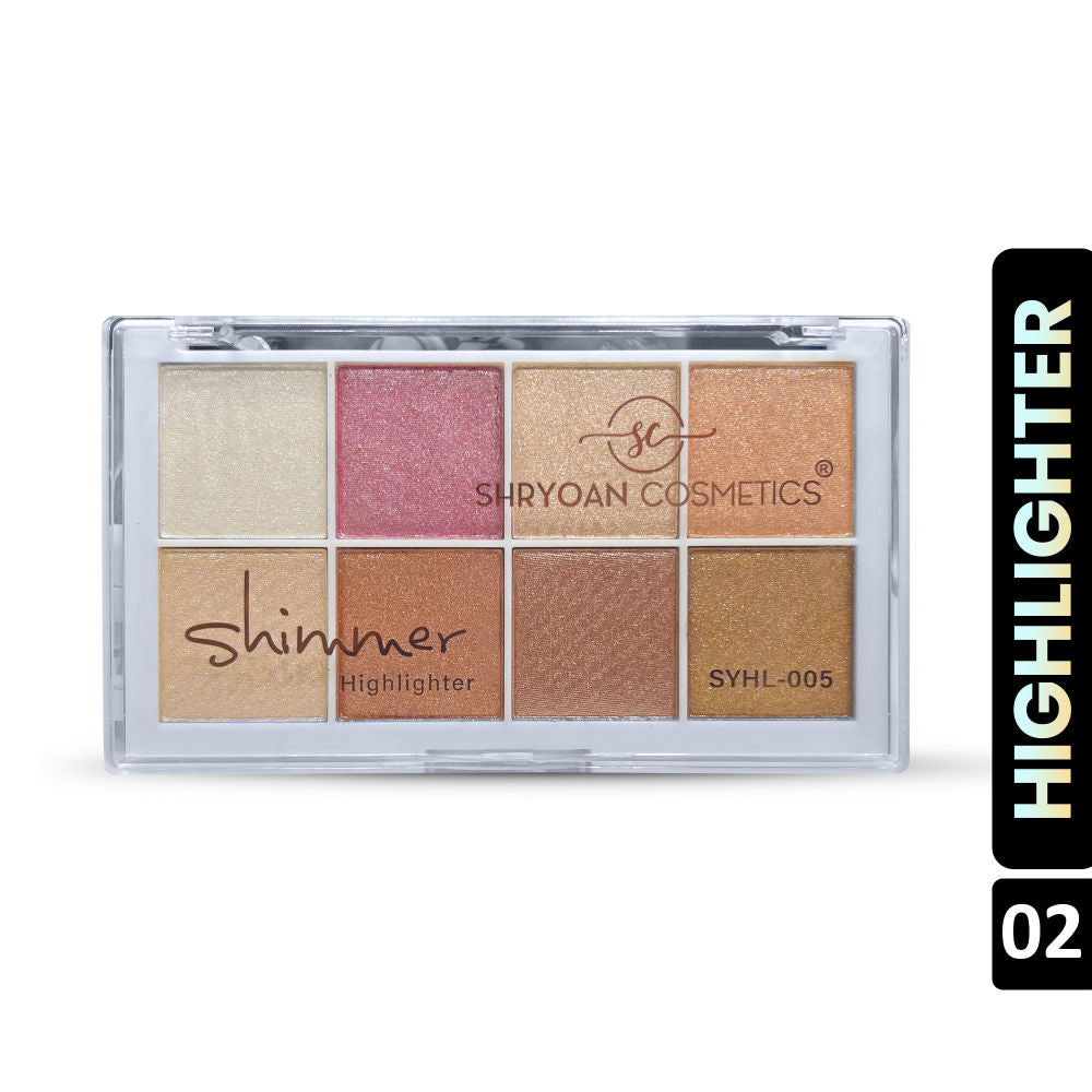 Shimmer Highlighter Powder - Multicolored