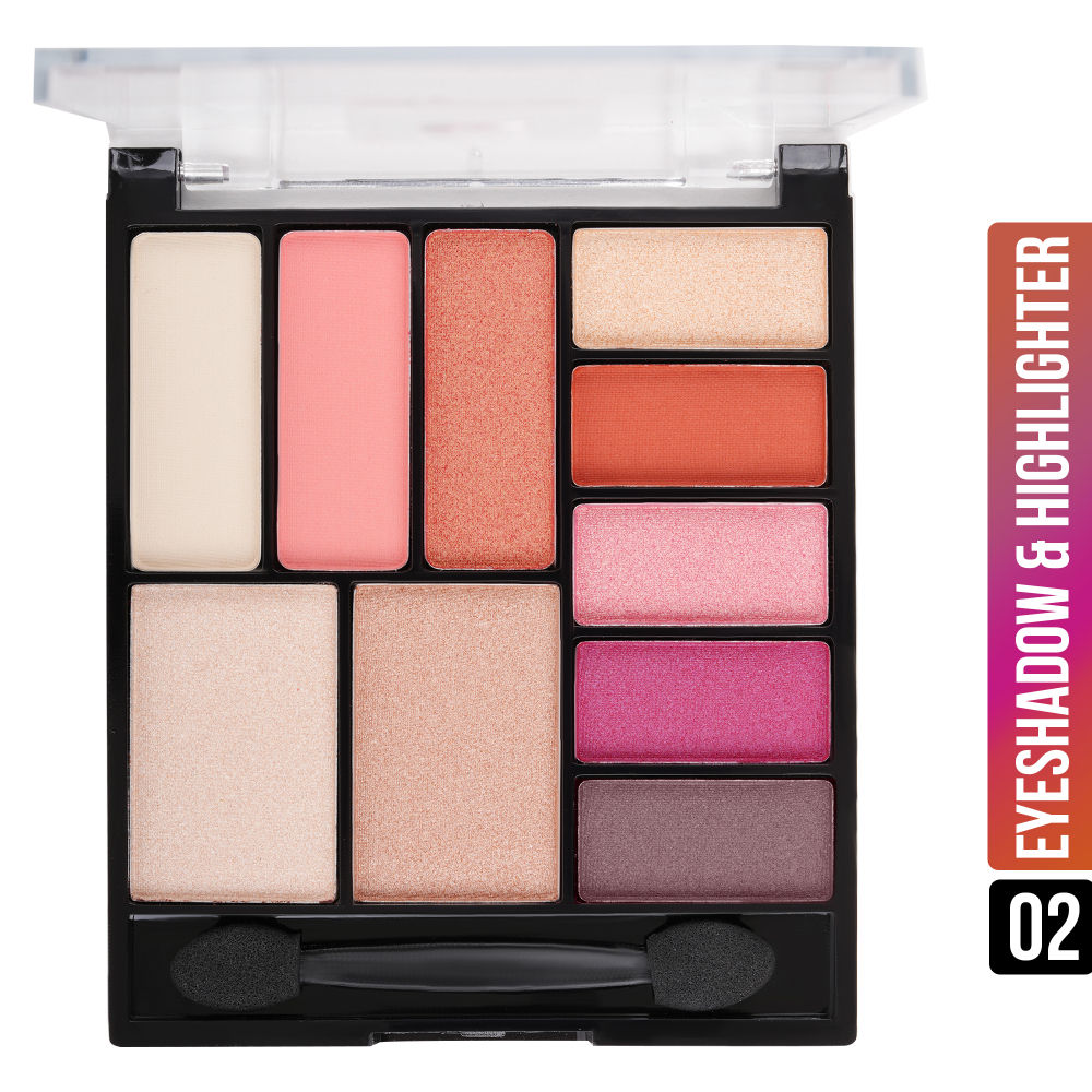 Easey-Peasy Eyeshadow and Highlighter Palette - 2