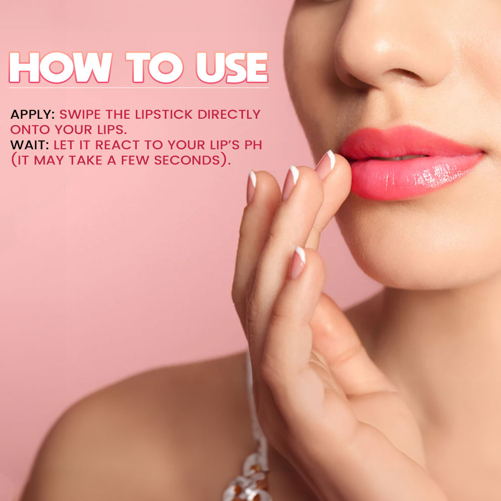 Flirt-In Color Change Waterproof Long Lasting Bullet Lipstick