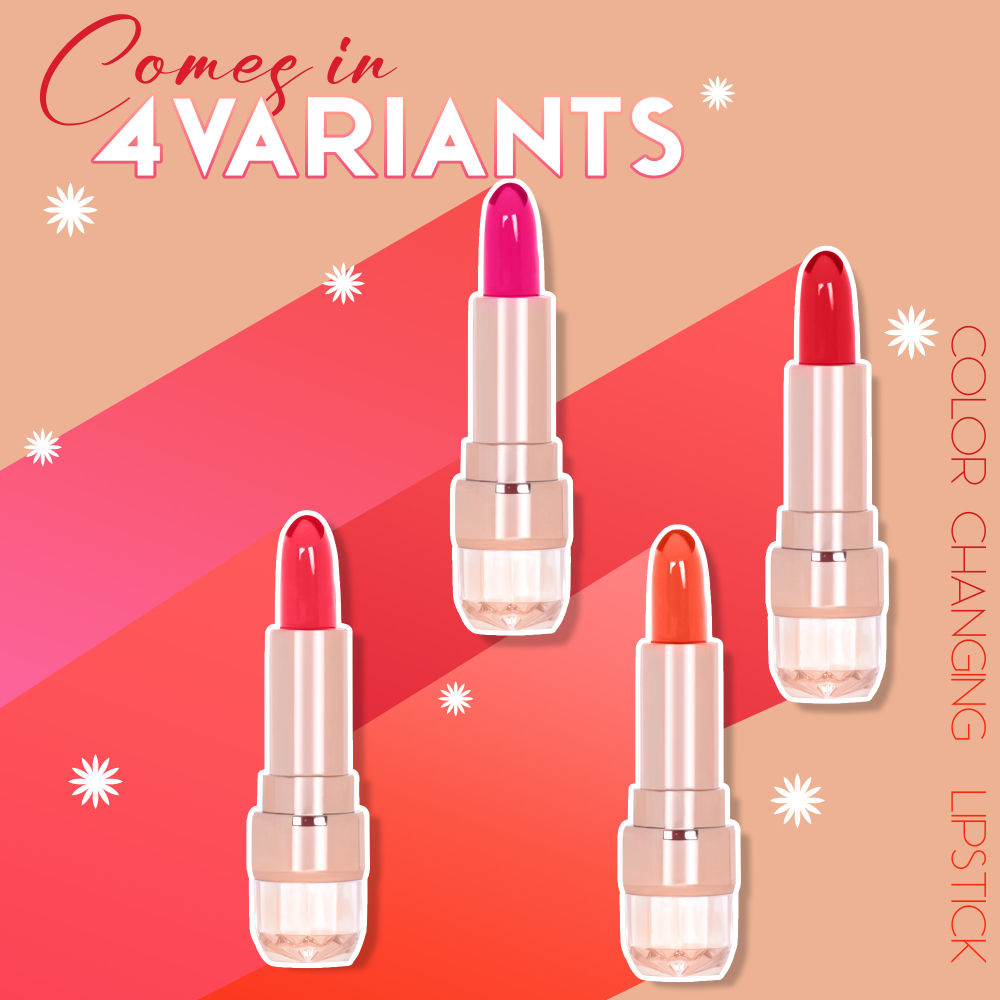Flirt-In Color Change Waterproof Long Lasting Bullet Lipstick