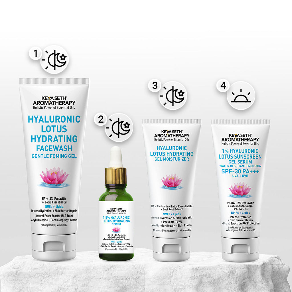 Hyaluronic Lotus Hydrating Facewash Decyl Glucoside Skin Barrier Repair