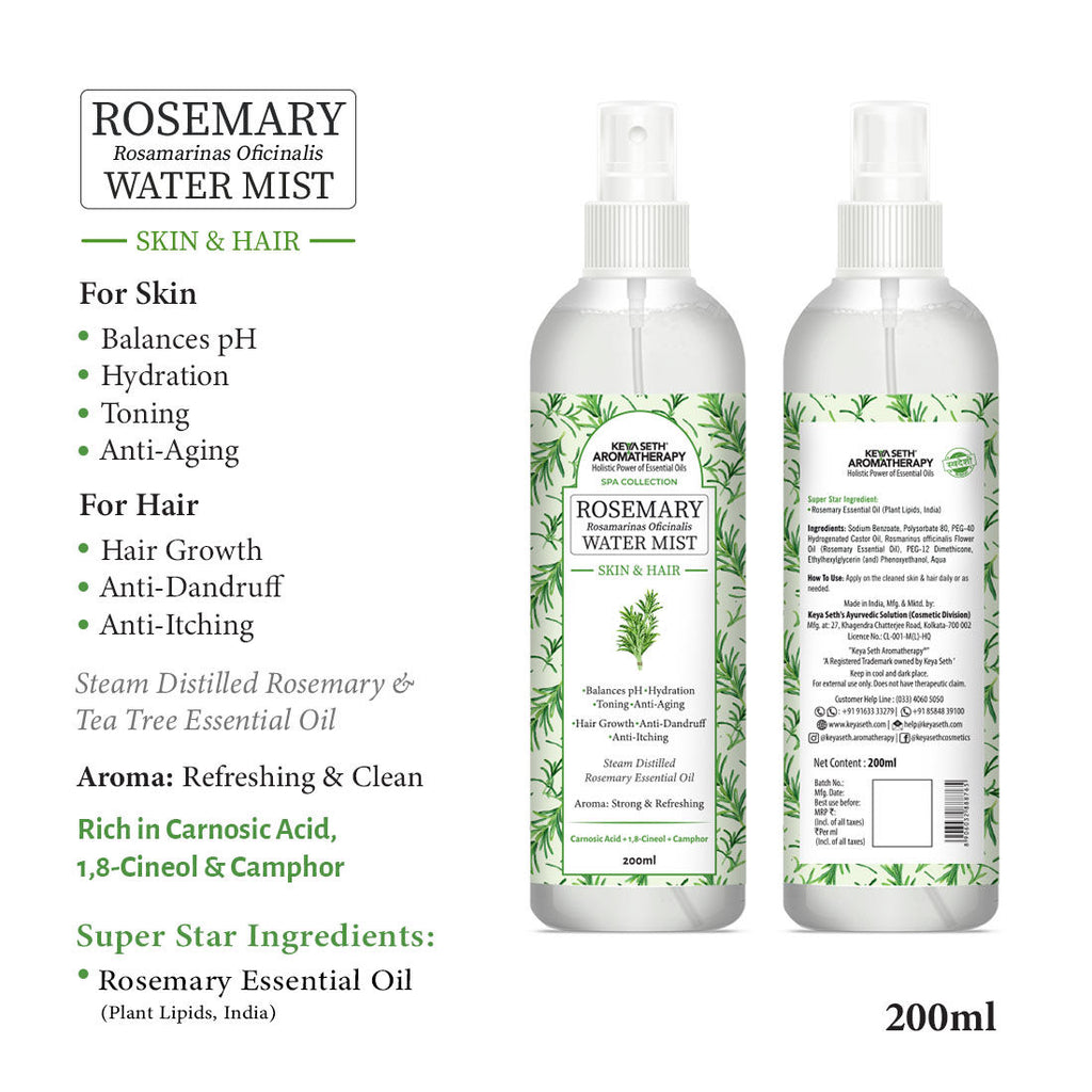 Rosemary Lavender & Coconut Water Mist