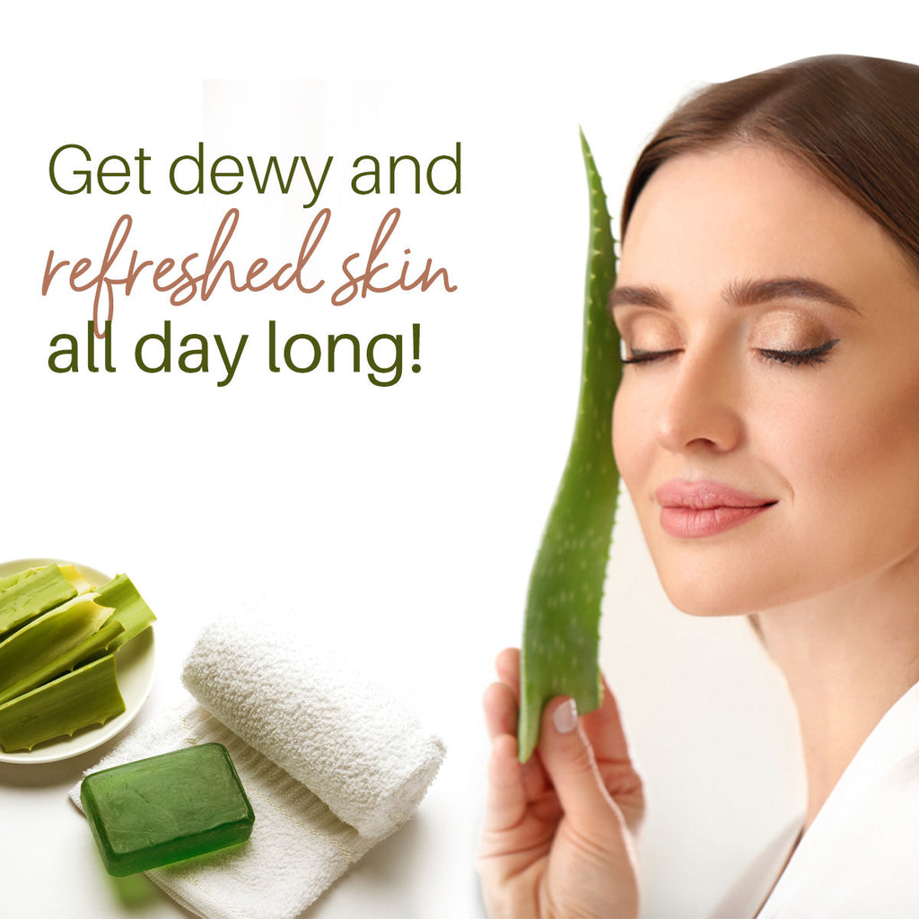 Aloe Vera Natural Hanmade Soap Bathing Bar With Turmeric, Amla And Neem