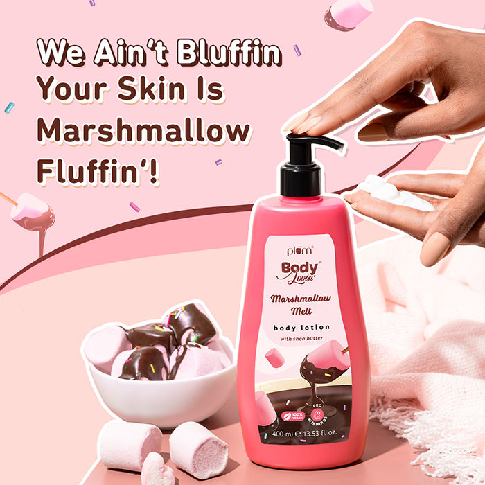 BodyLovin Marshmallow Melt Body Lotion With Shea Butter for Dry, Normal & All Skin type