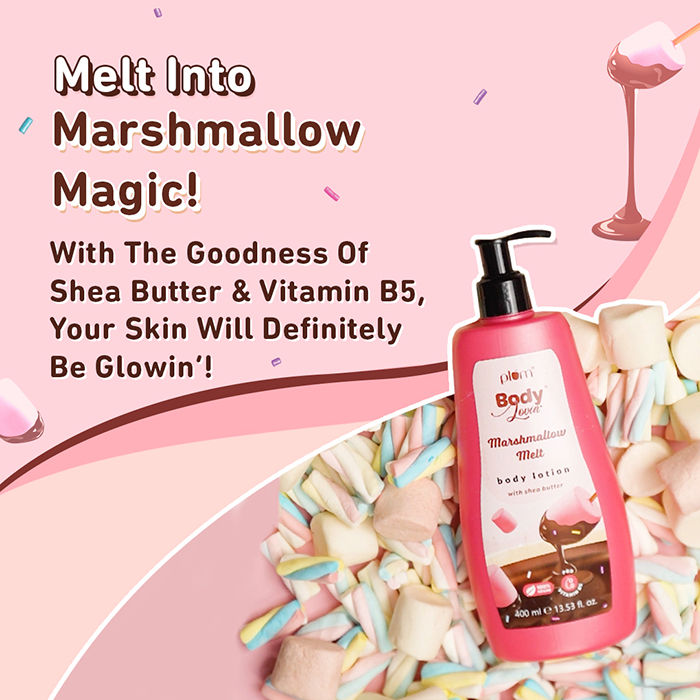 BodyLovin Marshmallow Melt Body Lotion With Shea Butter for Dry, Normal & All Skin type