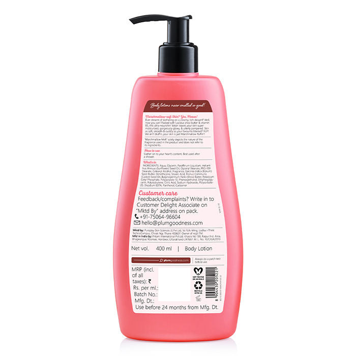 BodyLovin Marshmallow Melt Body Lotion With Shea Butter for Dry, Normal & All Skin type
