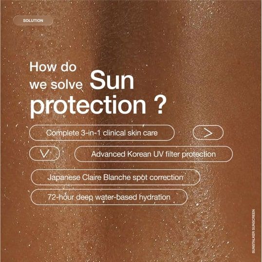 Personal Touch Sunstalker Aqua Gel Sunscreen SPF 50 PA+++ - No White Cast & Lightweight