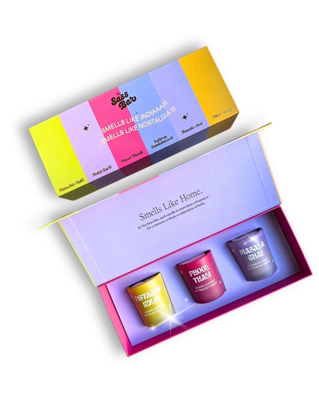 Smells Like India Candle Box - Pistachio Kulfi