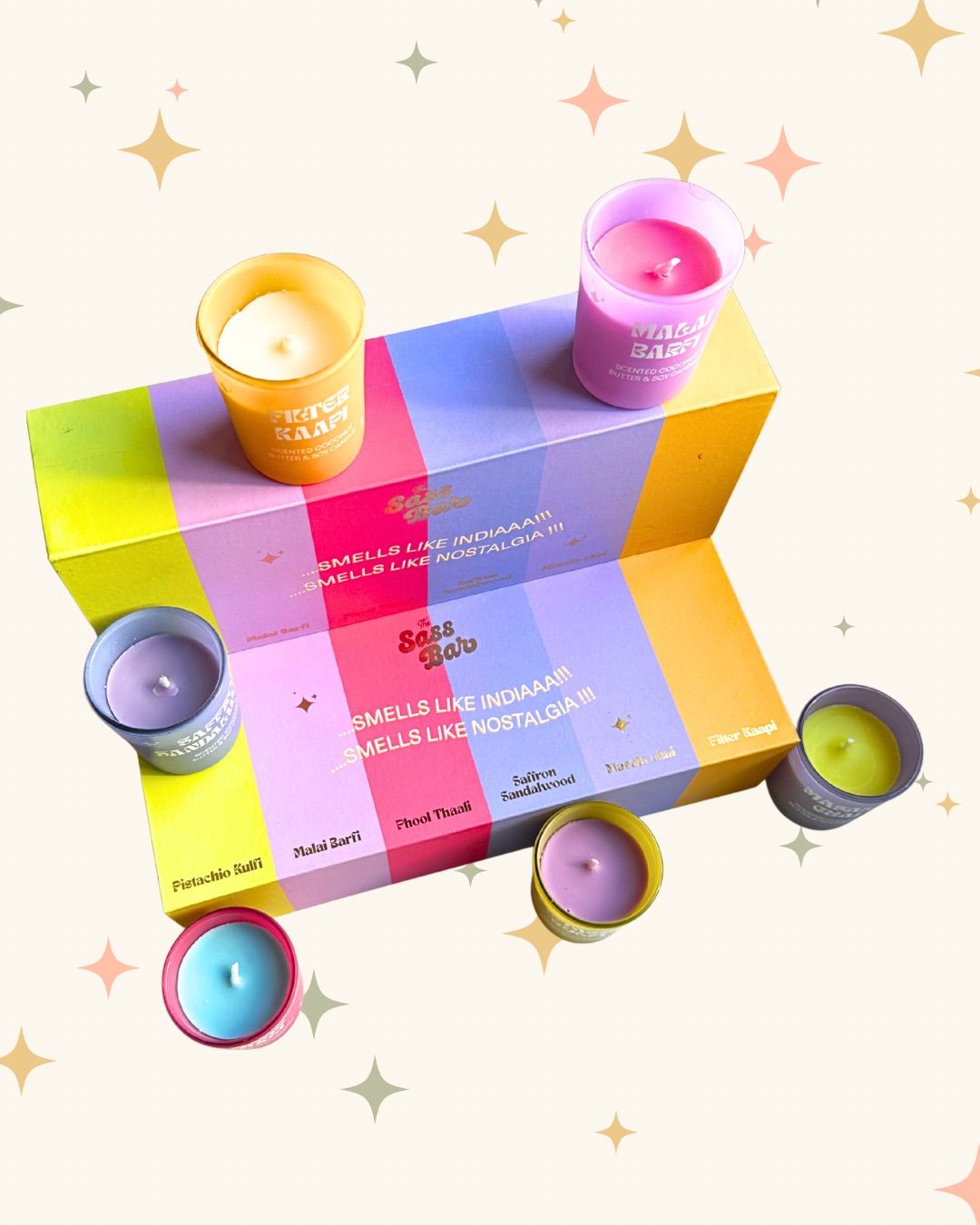 Smells Like India Candle Box - Pistachio Kulfi