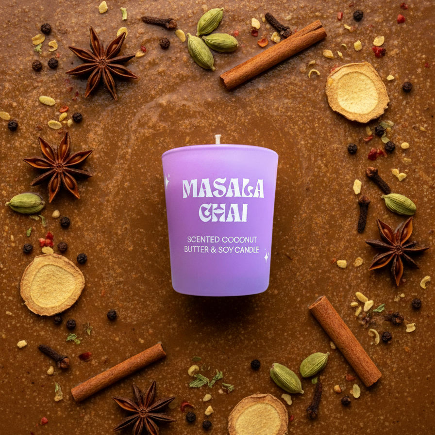 Smells Like India Candle Box - Pistachio Kulfi