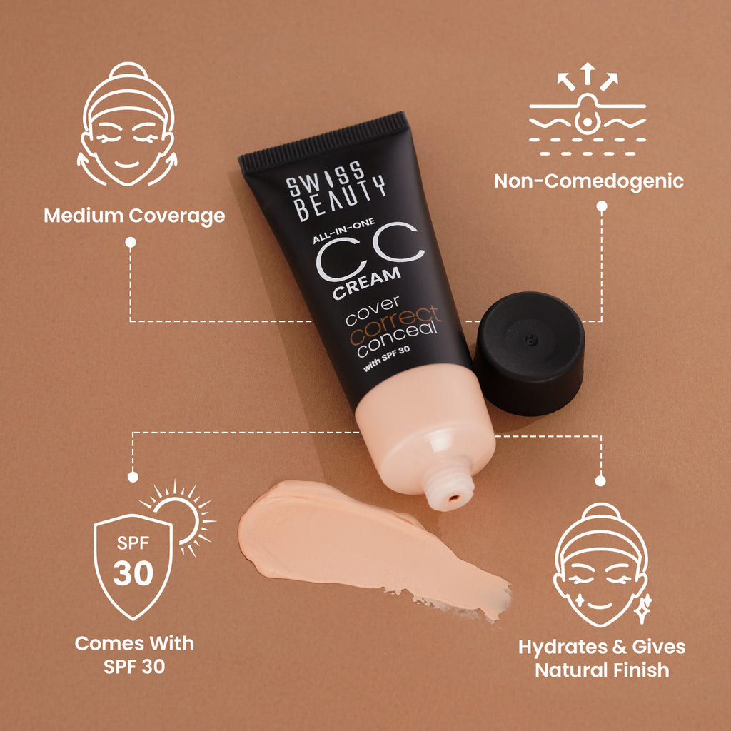 All-In-One CC Cream Cover Correct & Conceal