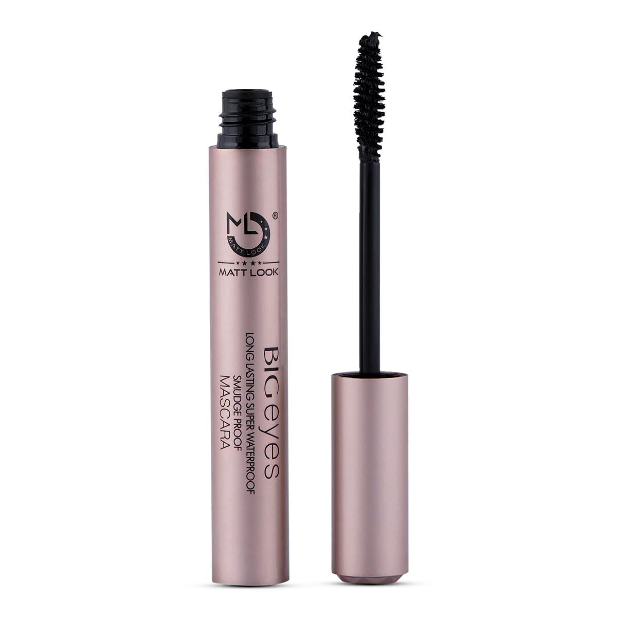 Big Eyes Long Lasting Super Waterproof Smudge Proof Mascara - Black