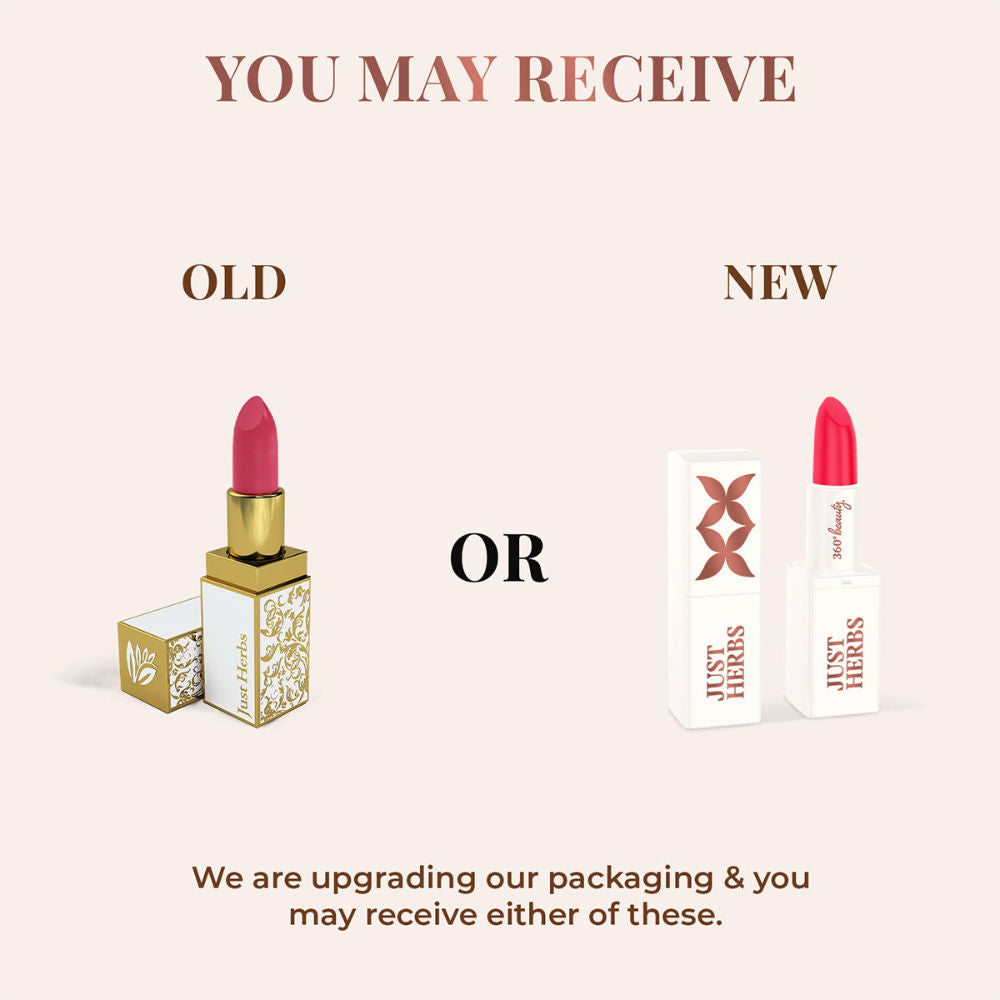 Ayurvedic Creamy Matte Lipstick Half Size