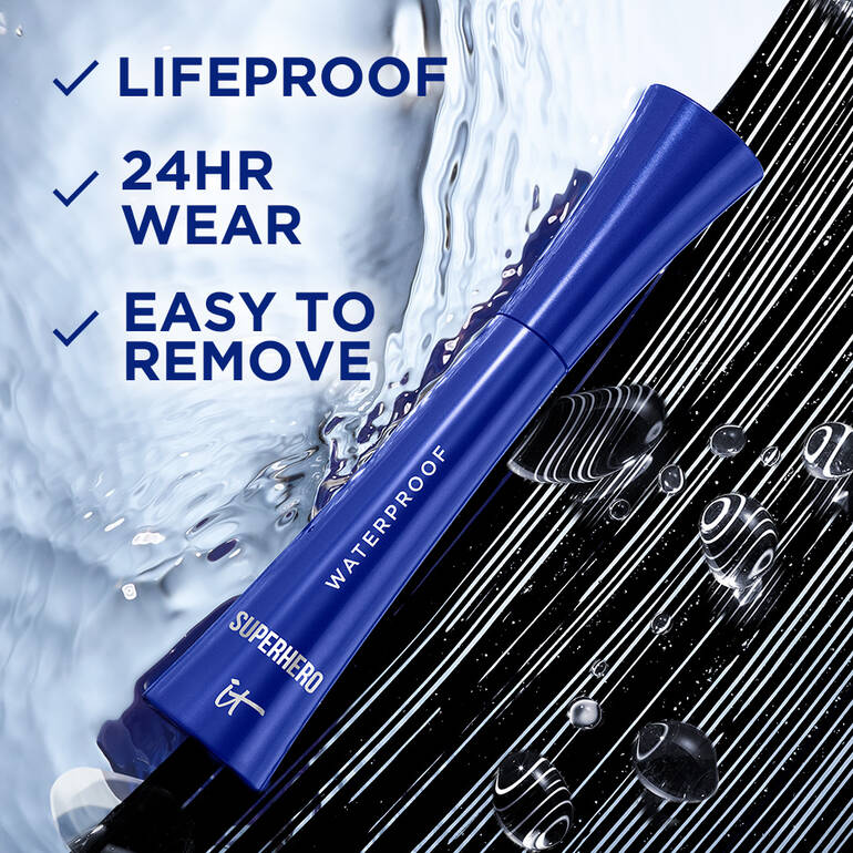 Superhero Waterproof Mascara Super Black Waterproof