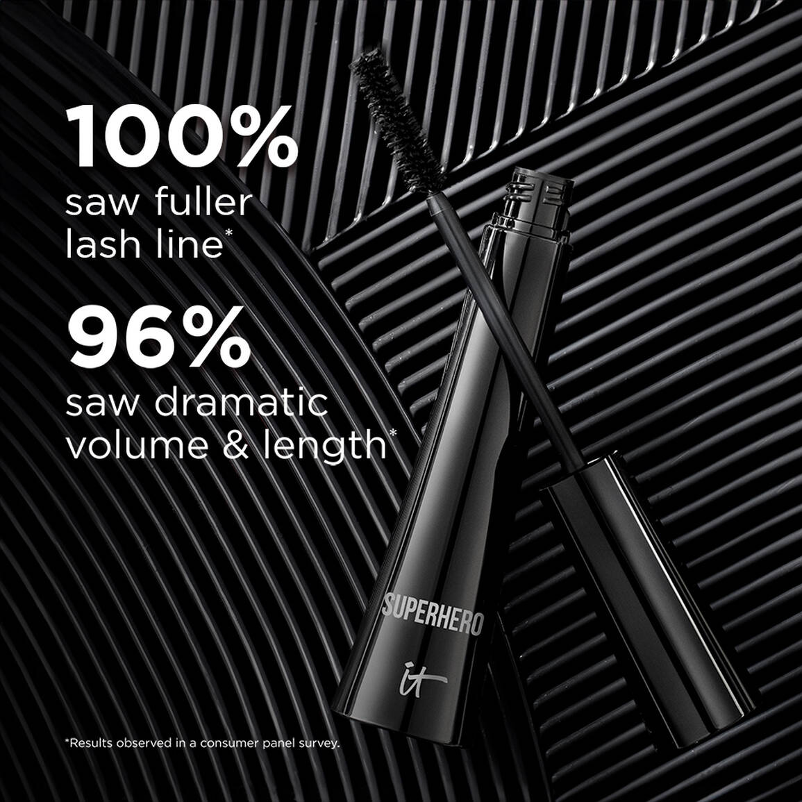 Superhero Elastic Stretch Volumizing And Lengthening Mascara