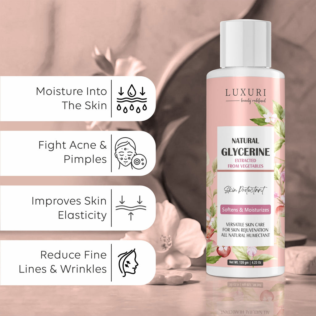 Luxuri 100% Natural Glycerine For Face And Hair Care
