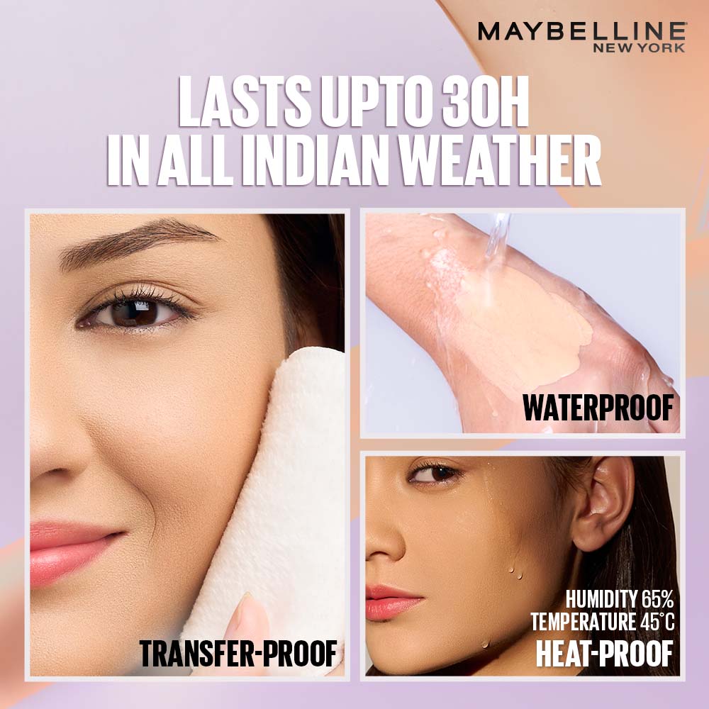 Super Stay Lumi-Matte Foundation-30Hr Wear-Lightweight-Normal-Dry Skin