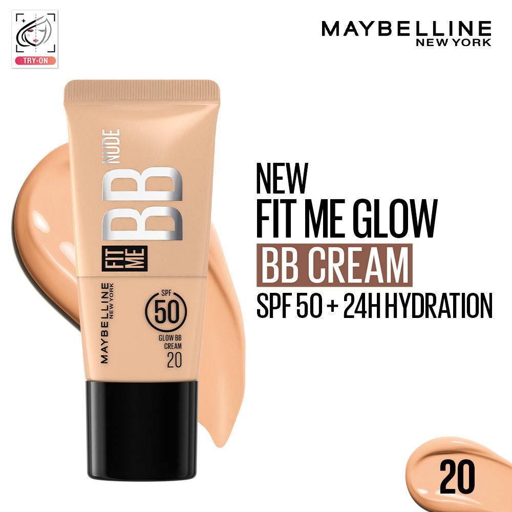 Fit Me Glow BB Skin Tint, SPF 50, Niacinamide, Normal to Dry Skin